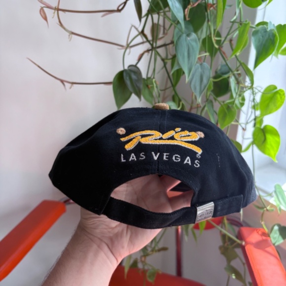 vintage MASQUERADE VILLAGE RIO LAS VEGAS CASINO Promo hat baseball cap strapback - Picture 3 of 9